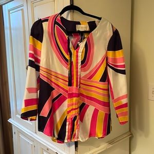 Julie Brown Silk Party Blouse